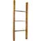 Ekena Millwork 19"W x 48"H x 3 1/2"D Vintage Farmhouse 3 Rung Ladder, Barnwood Decor Collection, Weathered Brown DECR019X048X04LDRBR - alternate 1